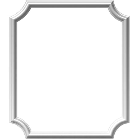 Ekena Millwork 24"W x 28"H x 1/2"P Ashford Molded Scalloped Wainscot Wall Panel PNL24X28AS-02